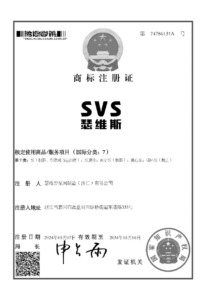 SVS庄闲和游戏品牌知识产权